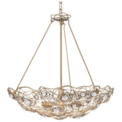 Varaluz Ethereal Rose 6-lt Inverted Pendant - Havana Gold Ombre