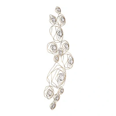 Varaluz Ethereal Rose Wall Art - Havana Gold Ombre