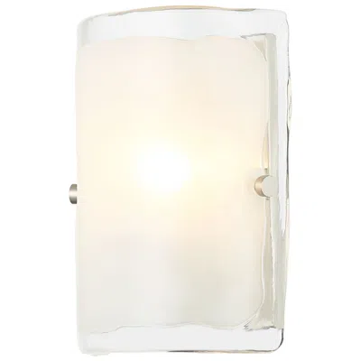 Varaluz Fairchild 8 1/4" High Polished Nickel Wall Sconce