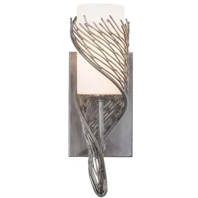 Varaluz Flow 1 Light Right Sconce In Steel