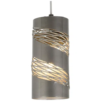 Varaluz Flow 4" Wide Steel Cylinder Mini Pendant