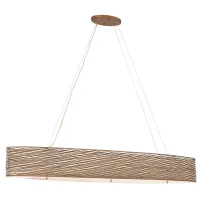 Varaluz Flow 6-light Pendant In Hammered Ore