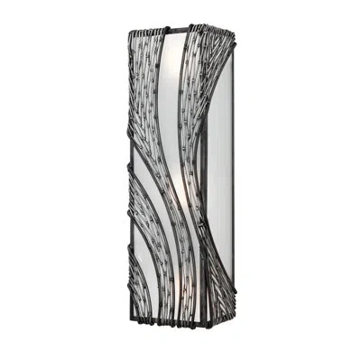 Varaluz Flow Tall Light Sconce In Steel