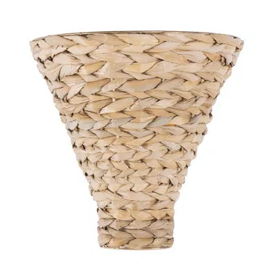 Varaluz Hilton Head 1-lt Sconce - French Gold/natural Seagrass In Gold;natural