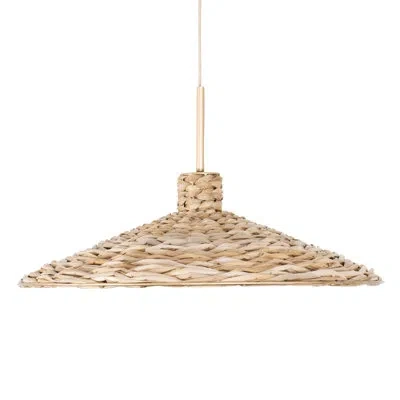 Varaluz Hilton Head 5-lt Large Pendant - French Gold/natural Seagrass