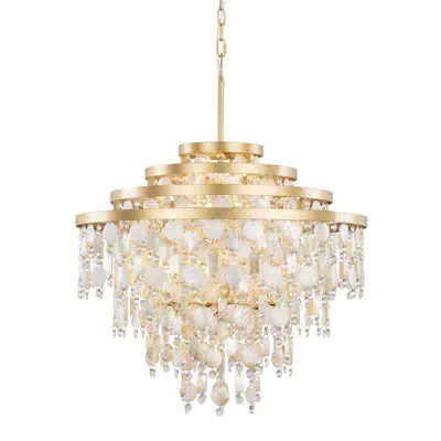 Varaluz Kalani 10-light Chandelier In Gold