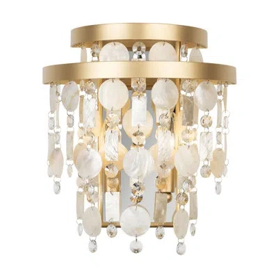 Varaluz Kalani 2-light Wall Wall Sconce In Gold