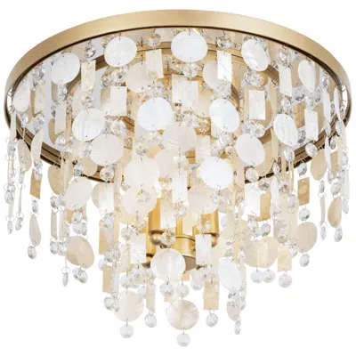 Varaluz Kalani 4-lt Semi-flush - French Gold