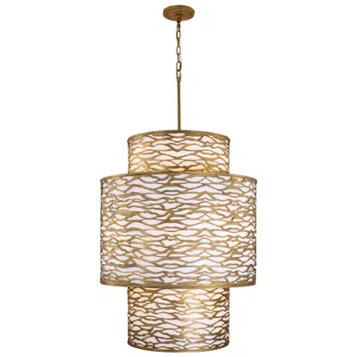 Varaluz Kato 16-lt 3-tier Havana Gold Pendant