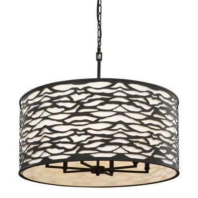 Varaluz Kato 6-light Pendant In Black