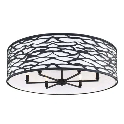 Varaluz Kato 6-light Pendant In Black