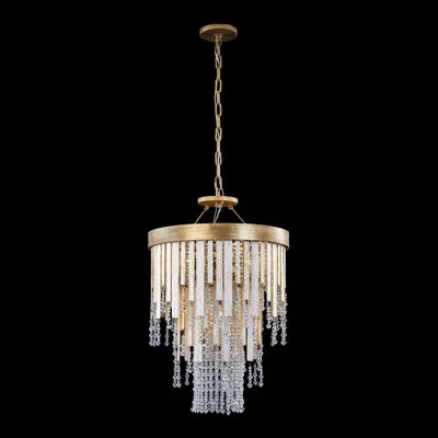 Varaluz Lafayette 4-lt Chandelier In Gold,brass