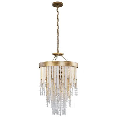 Varaluz Lafayette 4-lt Chandelier - Havana Gold