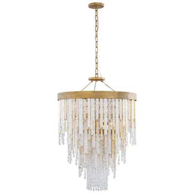 Varaluz Lafayette 7-lt Chandelier - Havana Gold