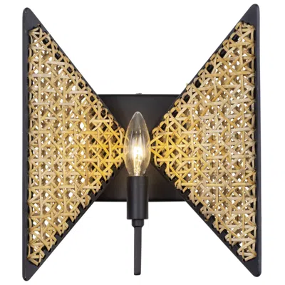 Varaluz Machina 1-lt Sconce - Matte Black/sulihiya