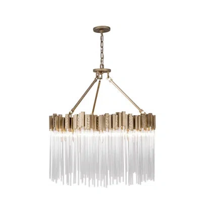Varaluz Matrix 10 - Light Unique Classic / Traditional Chandelier In Havana Gold