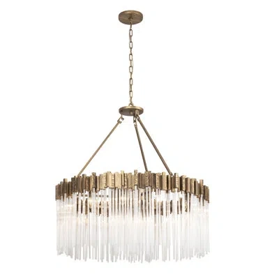 Varaluz Matrix 12-light Pendant In Havana Gold