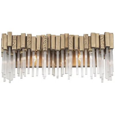 Varaluz Matrix 21" Wide Havana Gold 2-light Bath Light