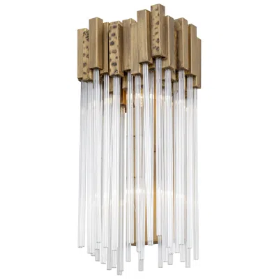 Varaluz Matrix 2-lt Sconce - Havana Gold