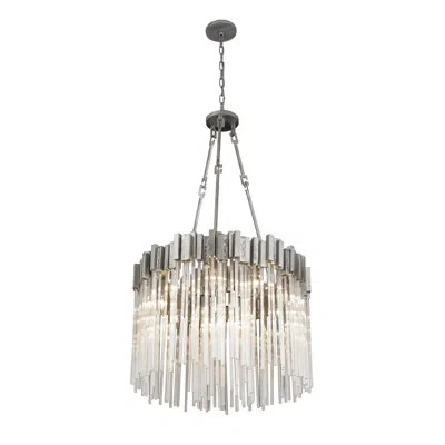 Varaluz Matrix 9-light Pendant In Rainy Night