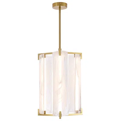 Varaluz Mingle 17" Wide Satin Brass 3-light Pendant