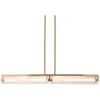 Varaluz Mingle 42" Satin Brass 2-light Medium Linear Light