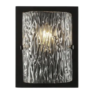 Varaluz Morgan 1 Light Sconce In Black