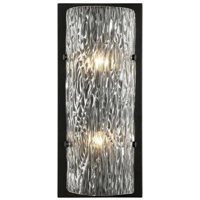 Varaluz Morgan 17" High Black Ada Wall Sconce