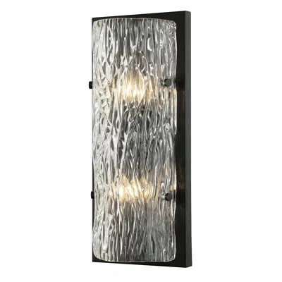 Varaluz Morgan 2 Light Sconce In Black