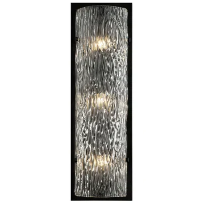 Varaluz Morgan 23 1/2" High Black Wall Sconce