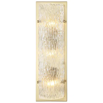 Varaluz Morgan 23 1/2" High Satin Brass Wall Sconce