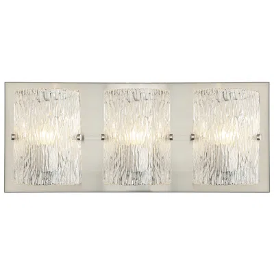 Varaluz Morgan 23" Wide Brushed Nickel 3-light Bath Light
