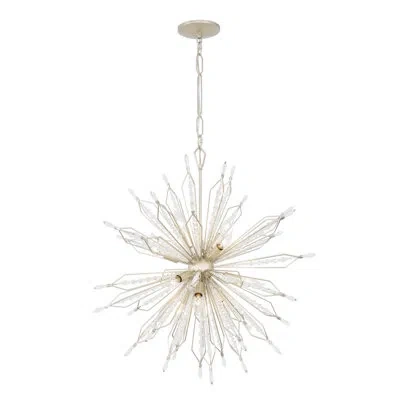 Varaluz Orbital 12 - Light Sputnik Sphere Chandelier In Champagne