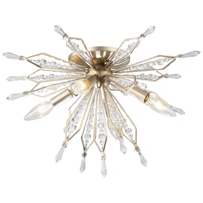 Varaluz Orbital 18 1/4" Wide Gold Dust 4-light Ceiling Light