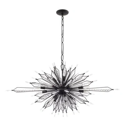 Varaluz Orbital 20 - Light Sputnik Sphere Pendant With Crystal Accents