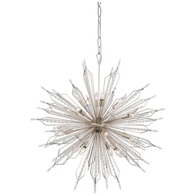 Varaluz Orbital 36" Wide Gold Dust 16-light Pendant