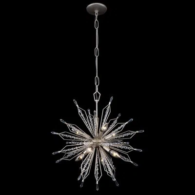 Varaluz Orbital 8-light Sputnik Sphere Chandelier In Champagne