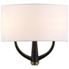Varaluz Patchwork 2-lt Sconce - Black/satin Brass