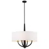 Varaluz Patchwork 4-lt Pendant - Black/satin Brass
