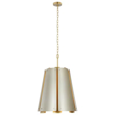 Varaluz Peep Show 16" Wide Silver/sienna 6-light Pendant Light