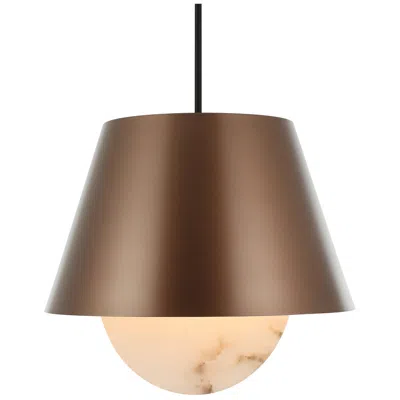 Varaluz Rock On 26" Wide Brontourage/matte Black 6-light Pendant