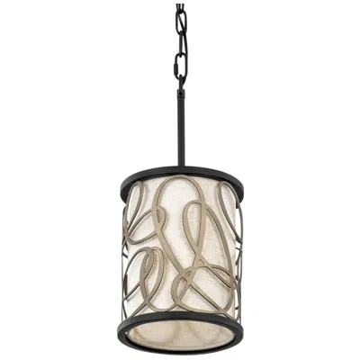 Varaluz Scribble 1-lt Mini Pendant - Matte Black/artifact