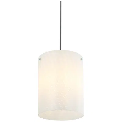 Varaluz Swirled 12" Wide Chrome Mini Pendant