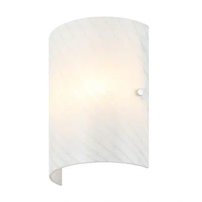 Varaluz Swirled 2 Light Sconce In Chrome