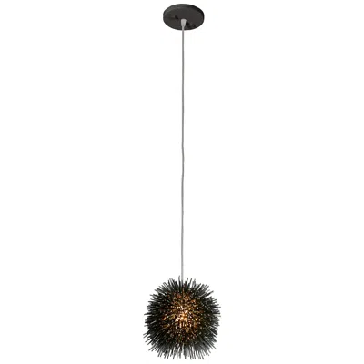 Varaluz Urchin 6 1/4" Wide Black Mini Pendant