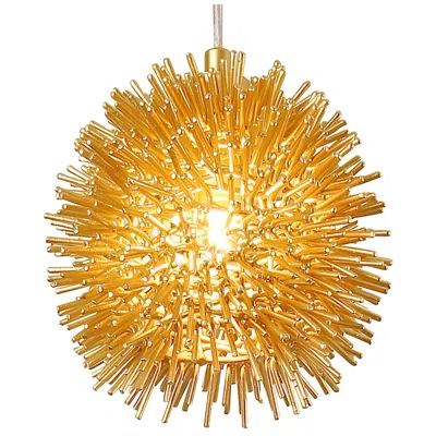 Varaluz Urchin 6 1/4" Wide Gold Mini Pendant Light