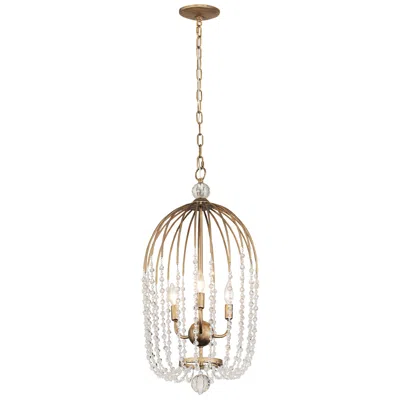 Varaluz Voliere 14 1/2"w Havana Gold 3-light Pendant Light
