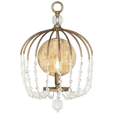 Varaluz Voliere 17" High Havana Gold Wall Sconce
