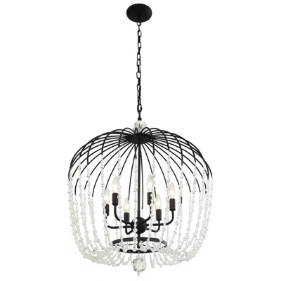 Varaluz Voliere 29.5" High Matte Black Pendant Light