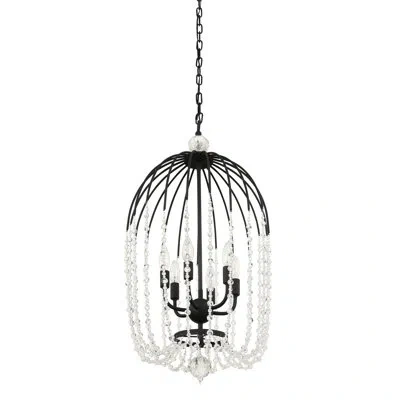 Varaluz Voliere Crystal Tall Pendant